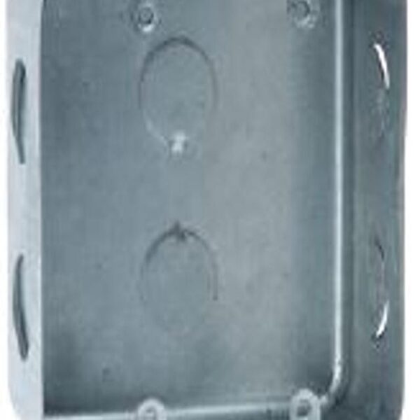 4X4 METAL FLUSH WALL BOX (105.5X105.5X50D mm)