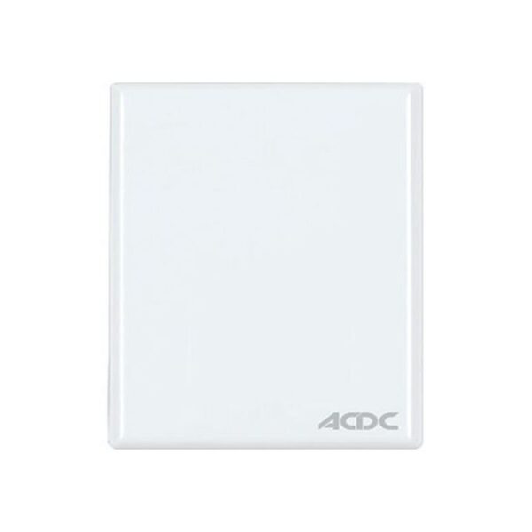 BLANK WHITE STEEL COVER PLATE 2X4 - Image 2