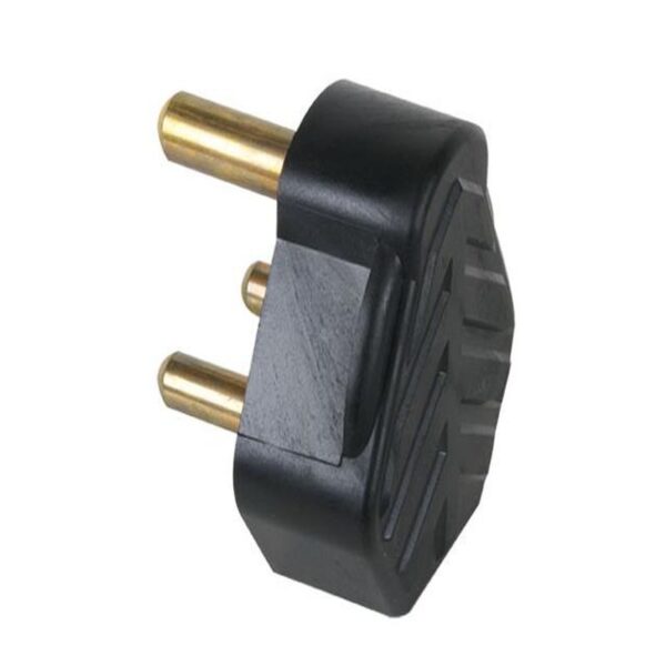 16A BLACK STD PLUG TOP RUBBER