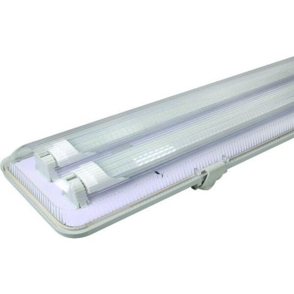 2X 18W LED FITTING 4FT IP65 TUBES NOT INCLUDED - Image 2