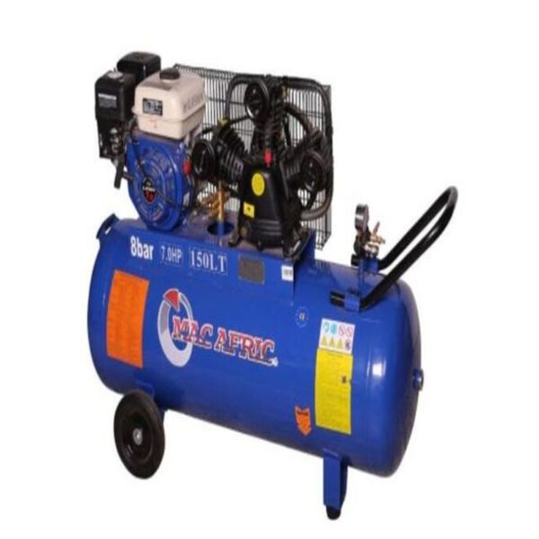 MAC AFRIC 150 LITER 6.5HP PETROL COMPRESSOR