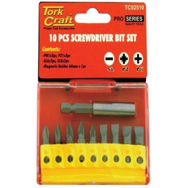 SCREWDRIVER BIT SET TORQ CRAFT