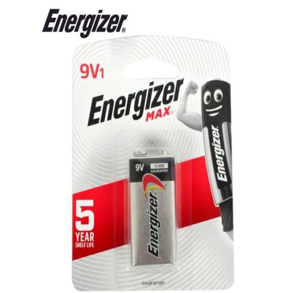 ENERGIZER MAX 9V 1 PACK (MOQ12)