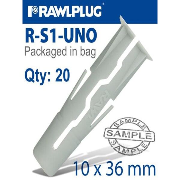 UNIVERSAL PLUG 10X36MM X20-BAG