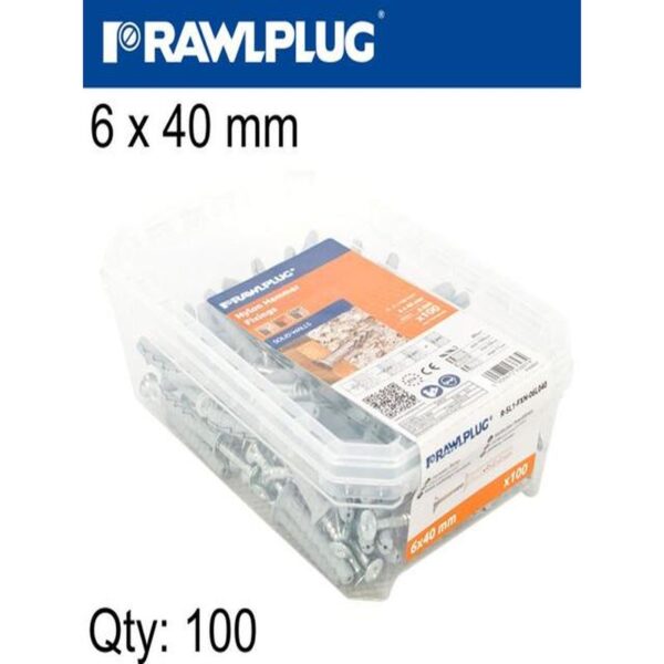 HAMMER IN FIXING 6 X 40MM CSK 100