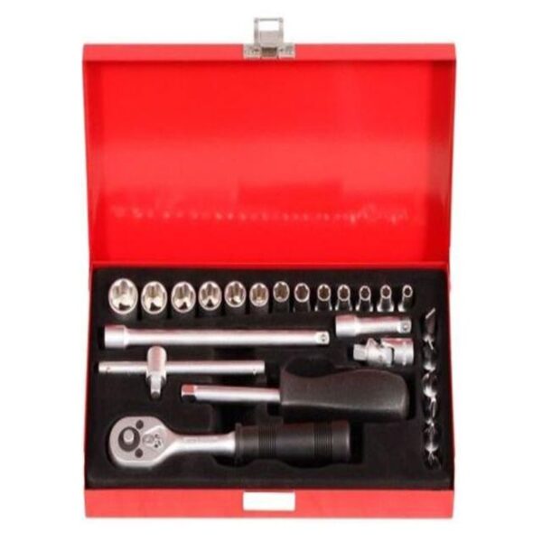 SOCKET WRENCH SET 26PC 1/4 DR