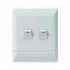 LIGHT SWITCH 2L1W 2X4 WHITE CBI