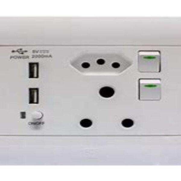 SOCKET OUTLET SA/EU COMBINATION