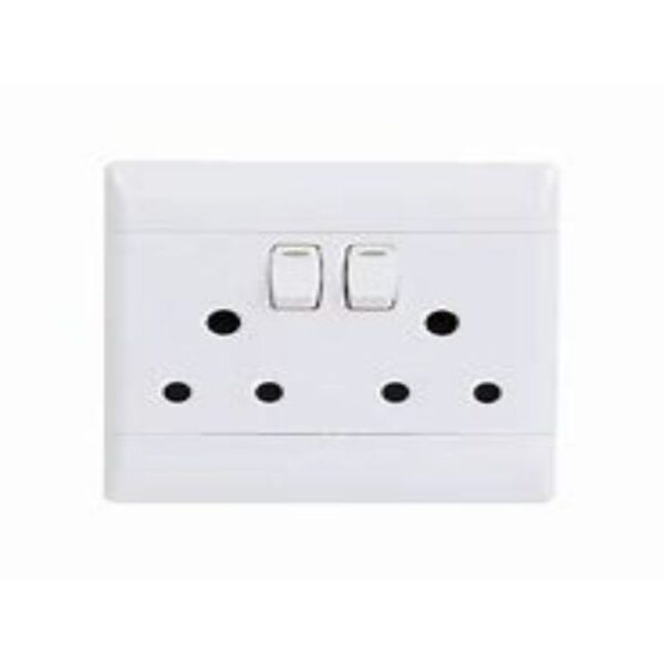 SOCKET OUTLET ROUND WHITE 6A