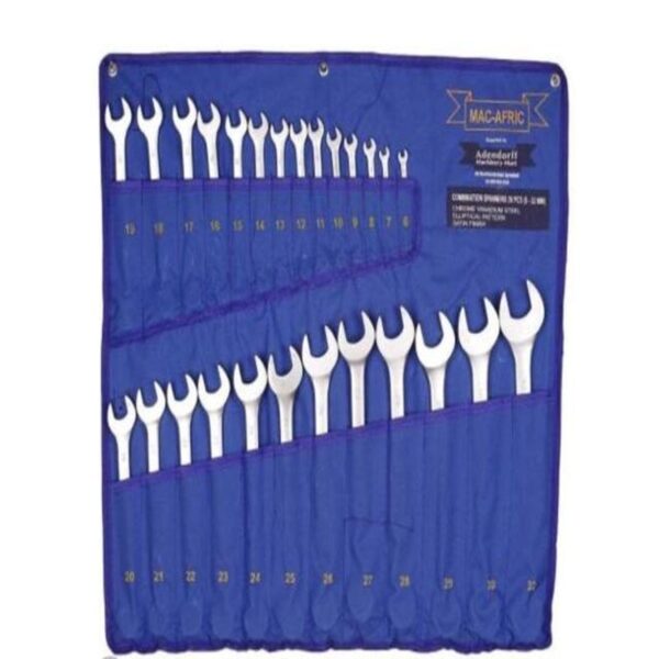 26PCE COMB SPANNER C/VANADIUM SATIN 6-32MM - Image 4
