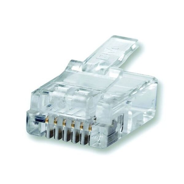 RJ12 6P-6C TELEPHONE PLUGS/10 - Image 3