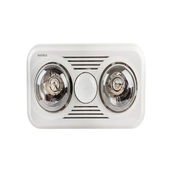 BATHROOM RECTANGULAR 3 IN 1 HEATER WHITE - Image 2