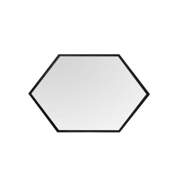 HEXAGONAL CEILING LAMP BLACK INTEGRATED 6000K LED DIA:400MM HEIGHT:50MM