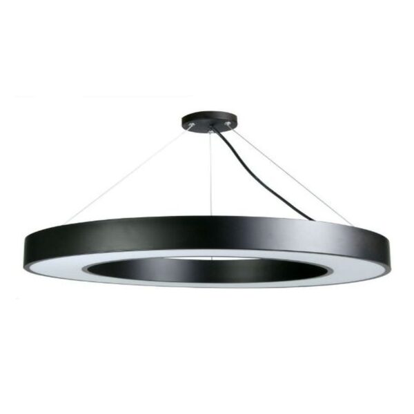 SUSPENDED DOUGHNUT PENDANT BLACK INTEGRATED 6000K LED 800MM X 100MM X 60MM - Image 2