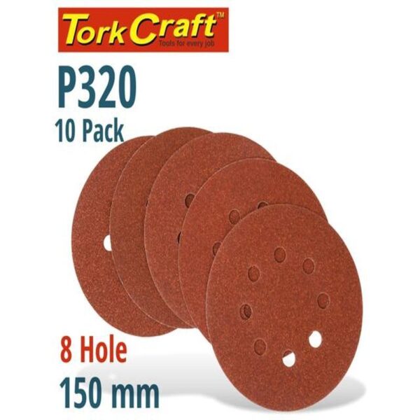 SANDING DISC 150MM 320 GRIT - Image 2