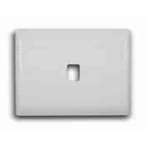 G004-P GRID PLATE 1 LEVER 4X4 WHITE - Image 2