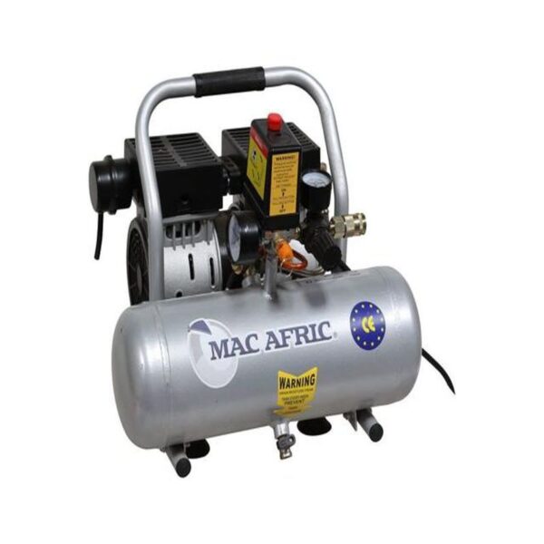 6L 3/4HP SILENT AIR COMPRESSOR ALUMINIUM - Image 2