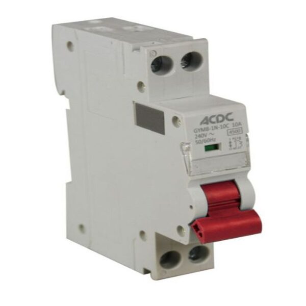 GYM8-1N-63D 63A 1P + N 4.5KA D CURVE - Image 3