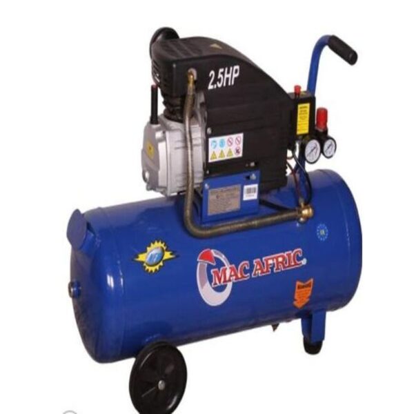 (A) MAC-AFRIC 50L 1.5KW 2HP DIRECT DRIVE COMPRESSOR DIY. - Image 4