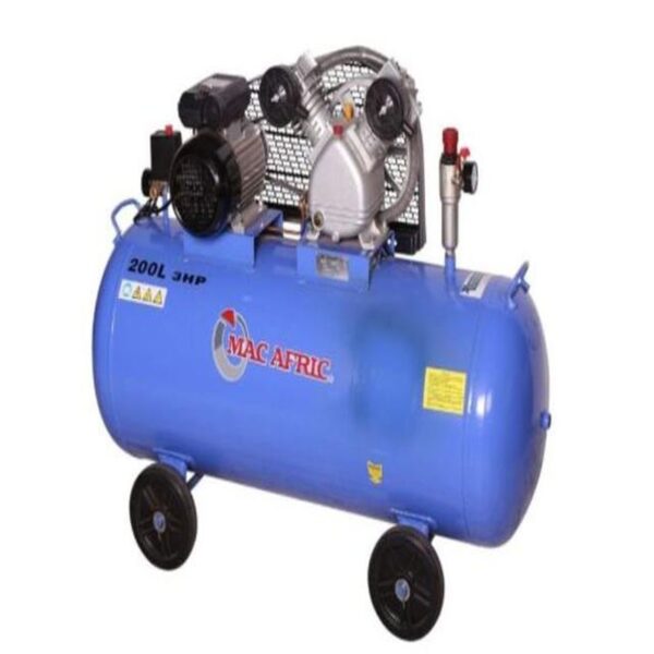 MAC-AFRIC V-HEAD 200L 2.2KW 3HP COMPRESSOR (V-0.25EU/200L) - Image 4