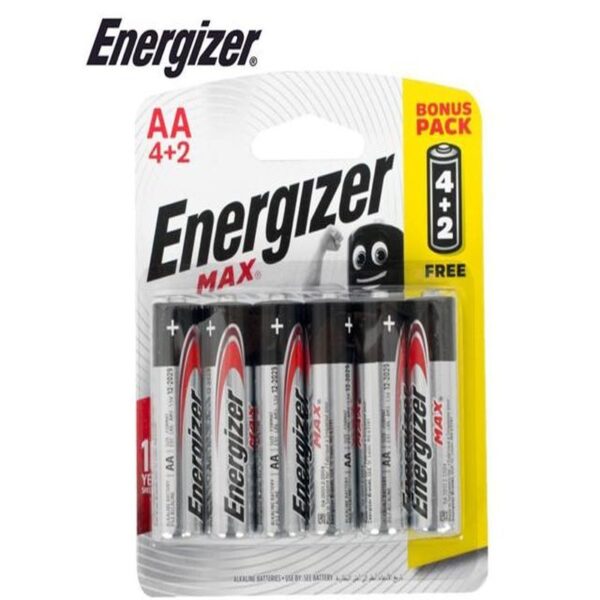 ENERGIZER MAX AA- 6 PACK - Image 2