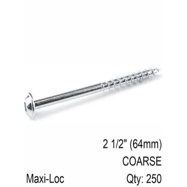 KREG ZINC POCKET HOLE SCREW 64MM - Image 2