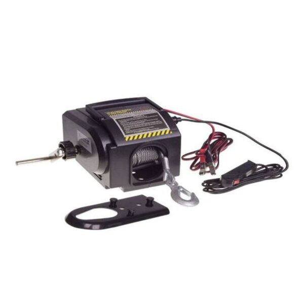 2000LB 1 TON 12V BOAT WINCH ONE WAY CONTROL - Image 2