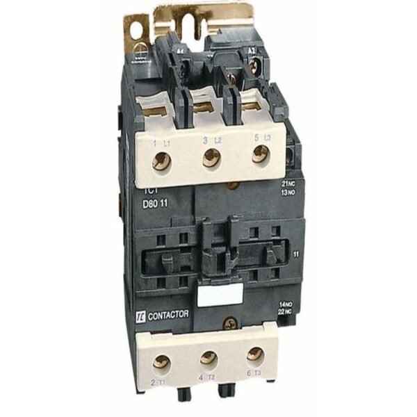 37kW 400V 80A 3P CONTACTOR 1NO+1NC 415VAC COIL - Image 4