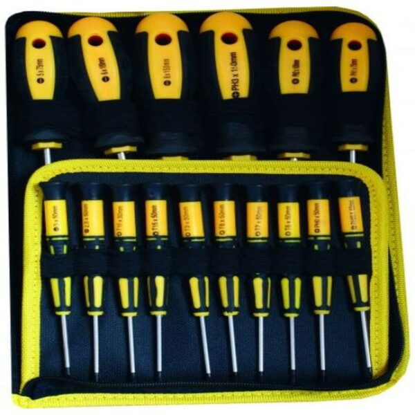 16PCE SCREWDRIVER SET IN CANVAS BAG - Image 2