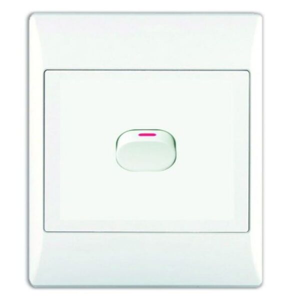 1-LEVER 1-WAY SWITCHED 2X4 C/W WHITE COVER PLATE - Image 3
