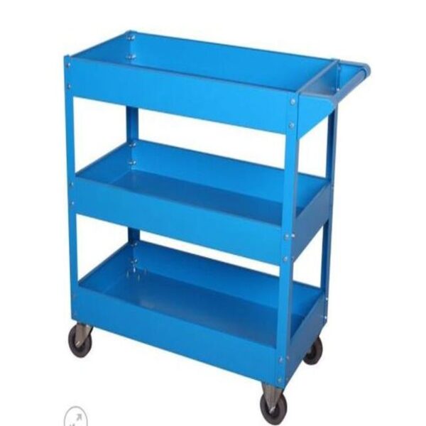 3 TIER SERVICE TROLLEY 810X390X750 INLCUDING WHEELS - Image 4