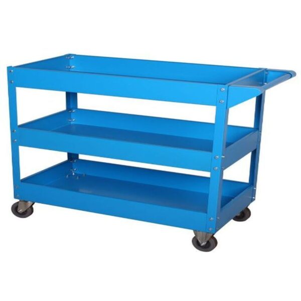 3 TIER SERVICE TROLLEY 810X390X750 INLCUDING WHEELS - Image 3