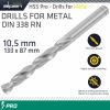 ALPEN PRO HSS 10.50MM DRILL DIN 338 - Image 3