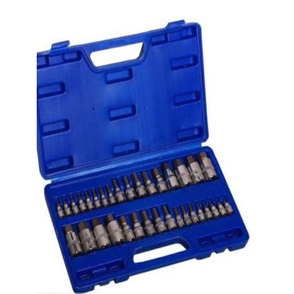 34PCE COMBINATION HEX ALLEN KEY SOCKET SET BIT SET - Image 6