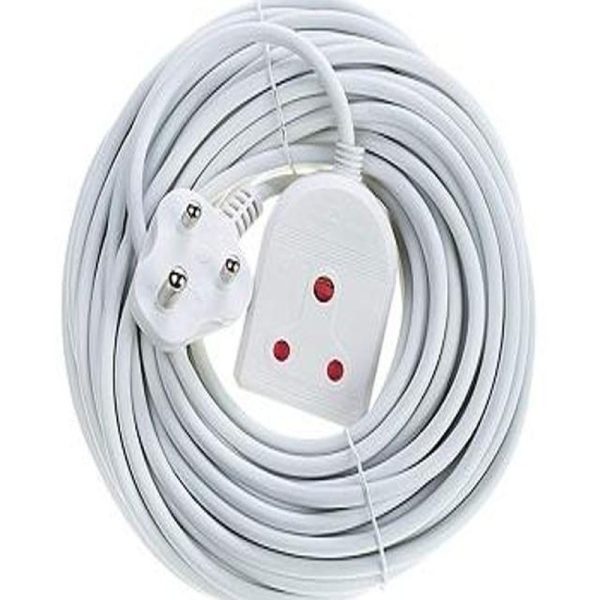 EXTENSION LEAD 10 AMP 20M WHITE E/MATE - Image 3