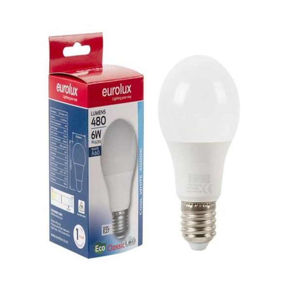 LED A60 CLASSIC CORE E27 6W 4000K SINGLE - Image 3