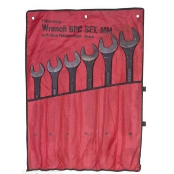 6PCE BLACK OXIDE JUMBO WRENCH SET METRIC - Image 3