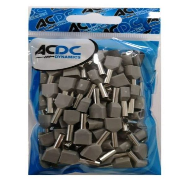 2.5MM GREY TWIN BOOTLACE FERRULE /100 - Image 5