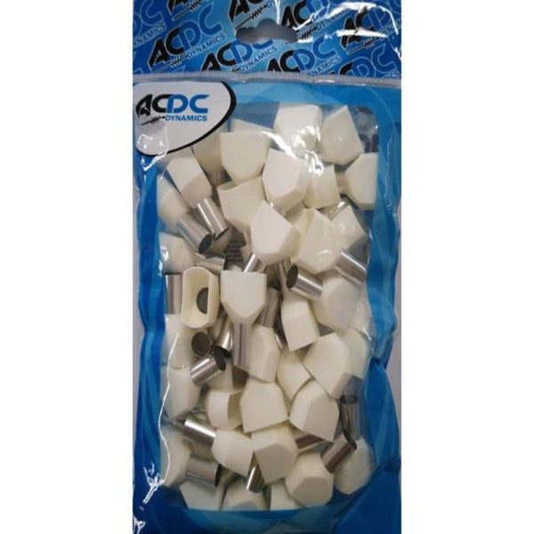 16MM CREAM TWIN BOOTLACE FERRULES / 50 - Image 6