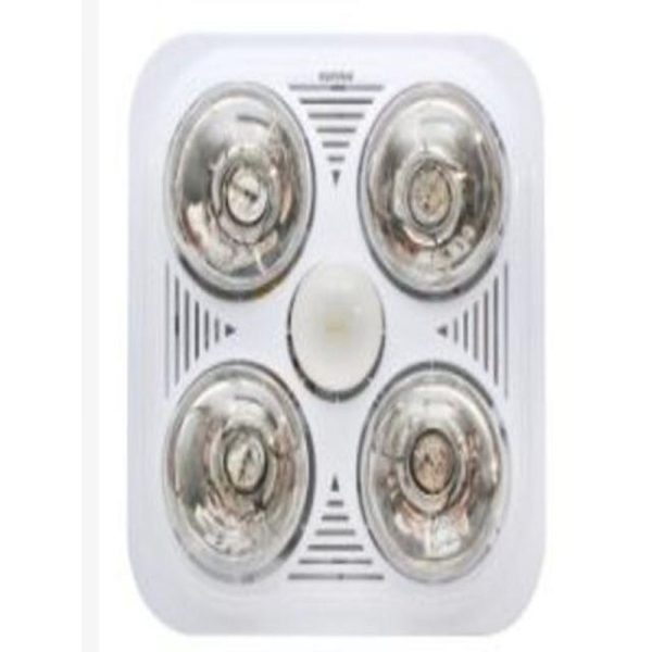 BATHROOM SQUARE 3 IN 1 HEATER WHITE - Image 3