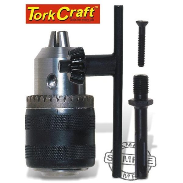 CHUCK & KEY 13MM 1/2" X 20UNF +SDS - Image 3
