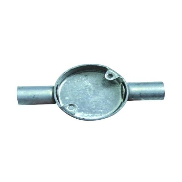 20MM 2 WAY CONDUIT BOX GALVANISED - Image 5