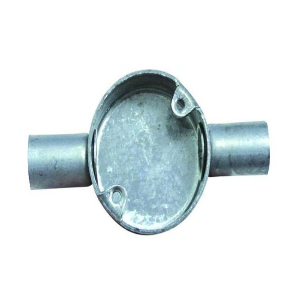 20MM 2 WAY CONDUIT BOX GALVANISED - Image 6