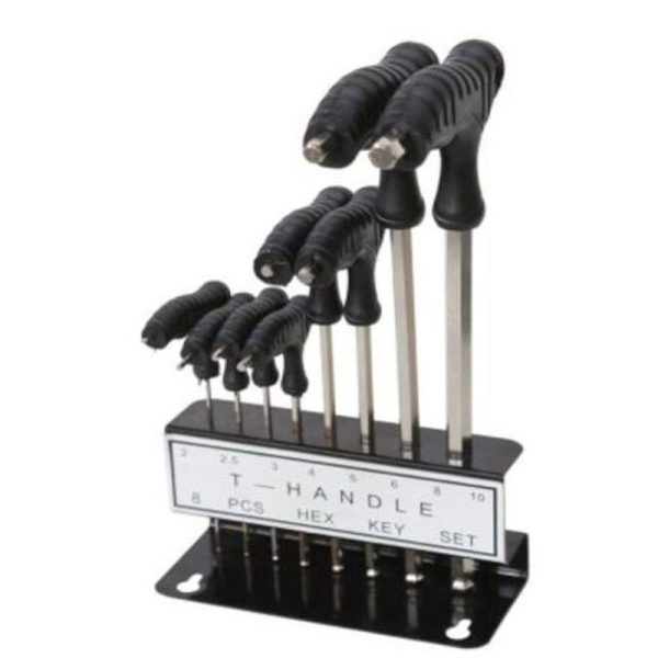 8PCE T HANDLE ALLEN KEY SET - Image 3