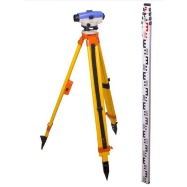 AUTO LEVEL INCL TRIPOD + 5M STAFF - Image 3