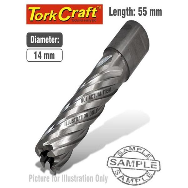 ANNUAL HOLE CUTTER HSS 14 X 55MM - Image 3