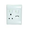 1X16A + 1 EURO SW SOCKET OUTLET 4X4 WITH WHITE COVER PLATE - Image 6