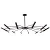 STARLIGHT ROUND PENDANT LAMP, BLACK 12X G9  DIA:1000MM HEIGHT: 710MM - Image 3