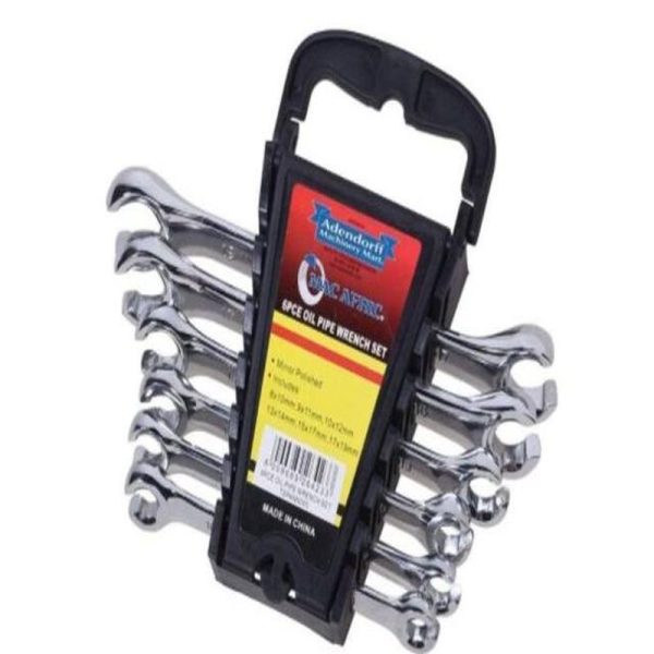 6PCE BRAKE PIPE/FLAIR NUT SPANNER SET , 8 10 9 11 10 - Image 3