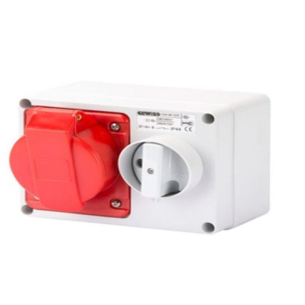 GW66020 32A 3P+N+E  400V HOR INTER SOC IP44 6H - Image 5